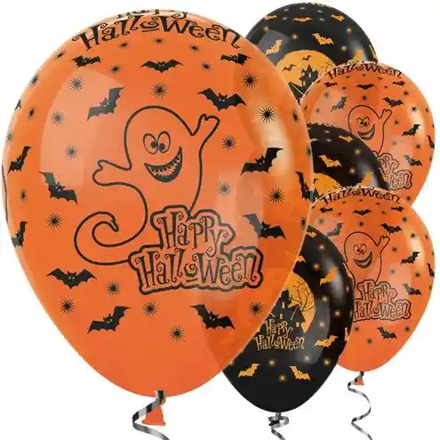 Globos De Halloween R12 X 6 Und