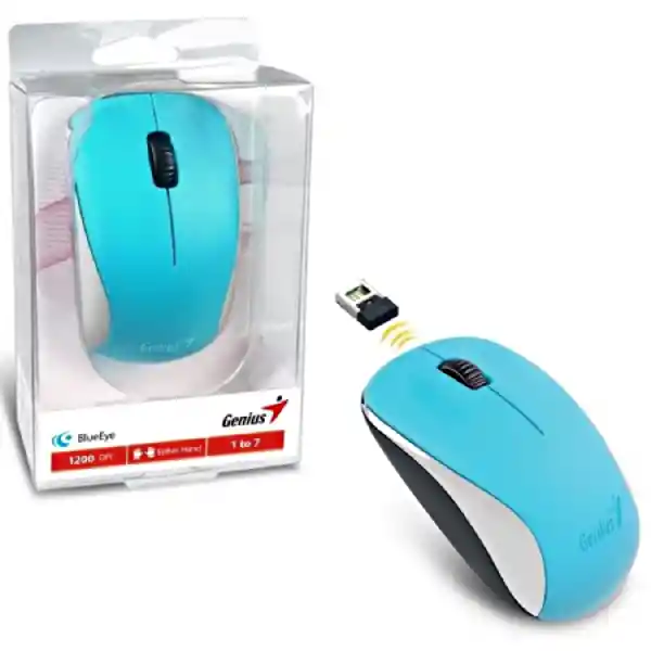 Genius Mouse Nx-7000 Inalambrico Azul