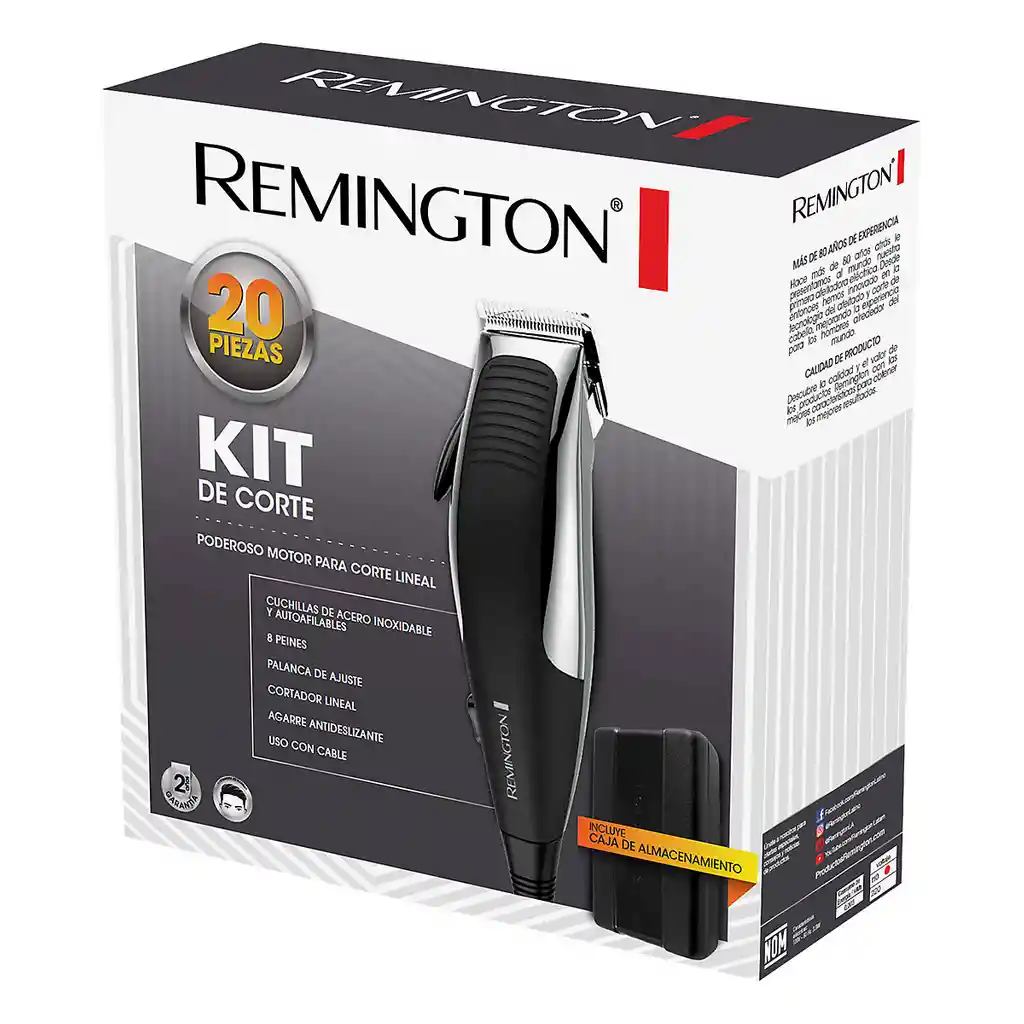 Remington Kit De Corte20 Piezas Hc1095Wm-F