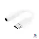 Conector Jack 3.5mm A Tipo C Samsung Blanco