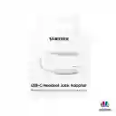 Conector Jack 3.5mm A Tipo C Samsung Blanco