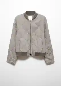 Chaqueta Hawai Gris Claro Vigoré Talla 24 Mujer Mango