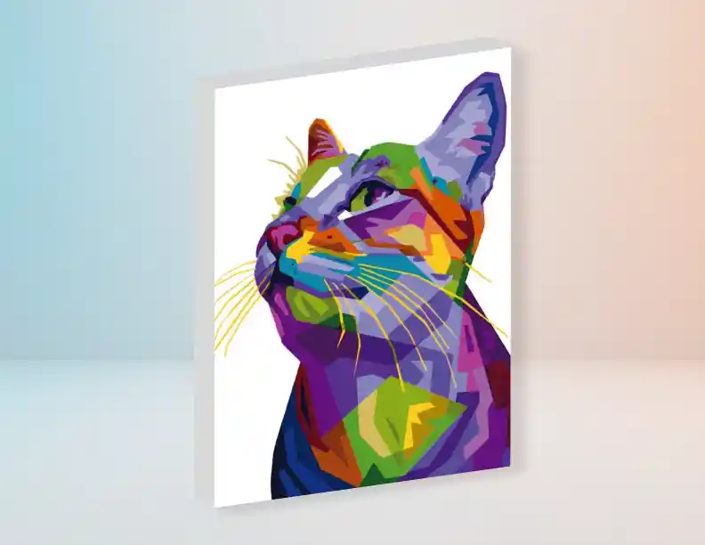 Gato Michu- Kit De Pintar Por Números