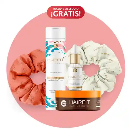 KIT Mascarilla + Termoprotector + Aceite de Argán, Moringa y Jojoba