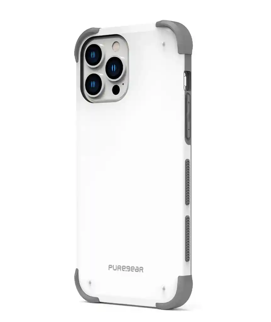 Estuche Protector Iphone 13 Pro Marca Puregear Dualtek Blanco