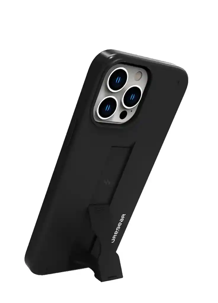 Estuche Protector Iphone 13 Pro Marca Puregear Slimstik Con Soporte Negro