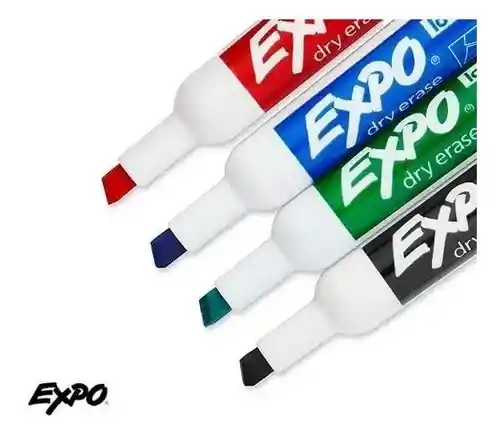 Marcador Borrable Para Tablero X 4 Unds Expo.