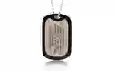 Cadena Militar En Acero Inoxidable Con Placa Militar Y Marcada