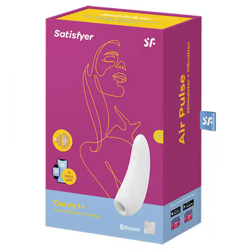 Succionador Curvy 1+ Blanco Satisfyer