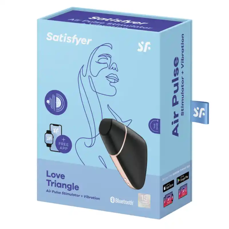 Succionador Love Triangle Negro Satisfyer