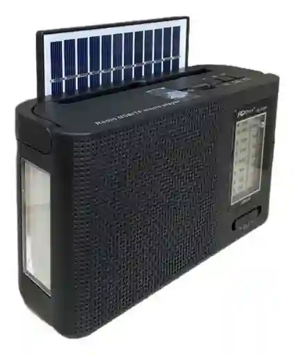 Radio Am / Fm Con Panel Solar Bluetooth Luz Led Original