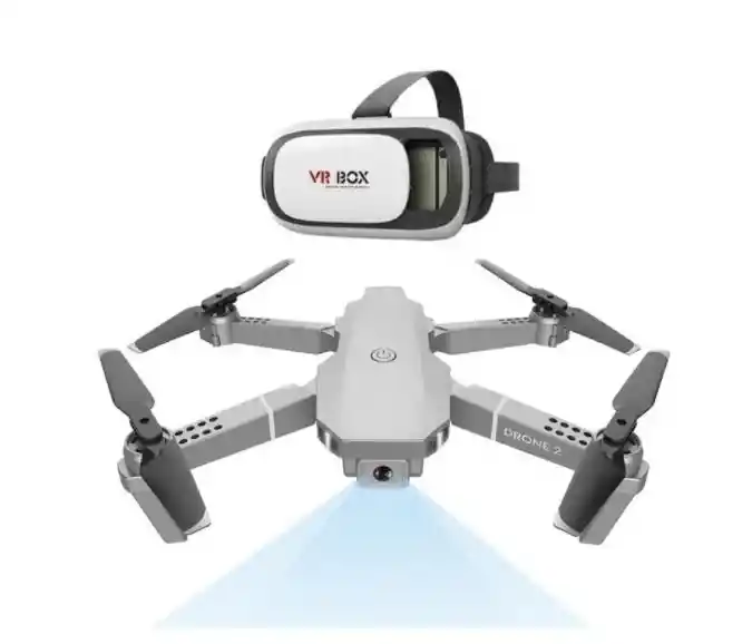 Drone E68. Actualización E58 Cámara 4k +3 Baterías+ Gafas Vr