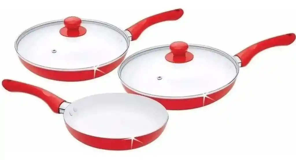 Set Sartenes Antiadherentes Ceramic Pan 5 Piezas