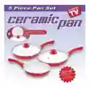 Set Sartenes Antiadherentes Ceramic Pan 5 Piezas