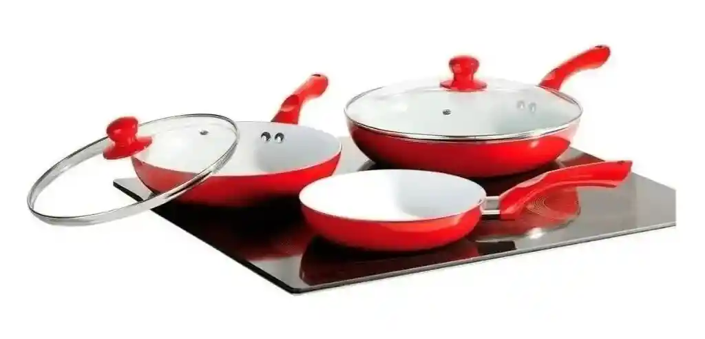 Set Sartenes Antiadherentes Ceramic Pan 5 Piezas