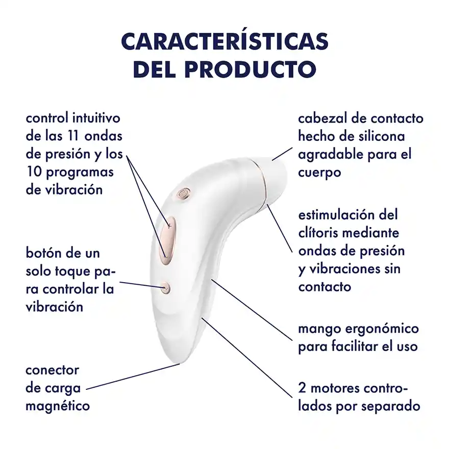 Succionador Pro 1+ Blanco Satisfyer