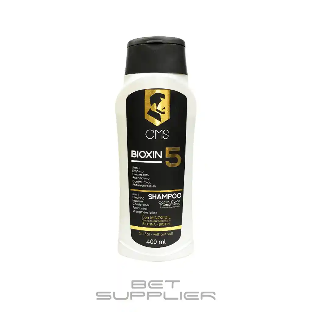 Cms Shampoo con Minoxidil Bioxin 5 Control Caída