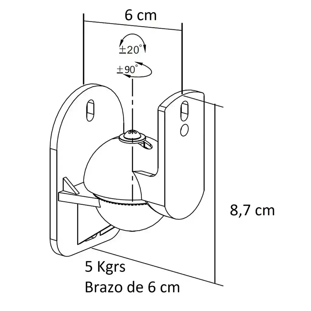 Soporte Base Móvil Para Parlantes De Teatro En Casa Home Theater