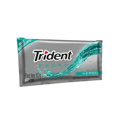 Trident Menta Fresf x 6 