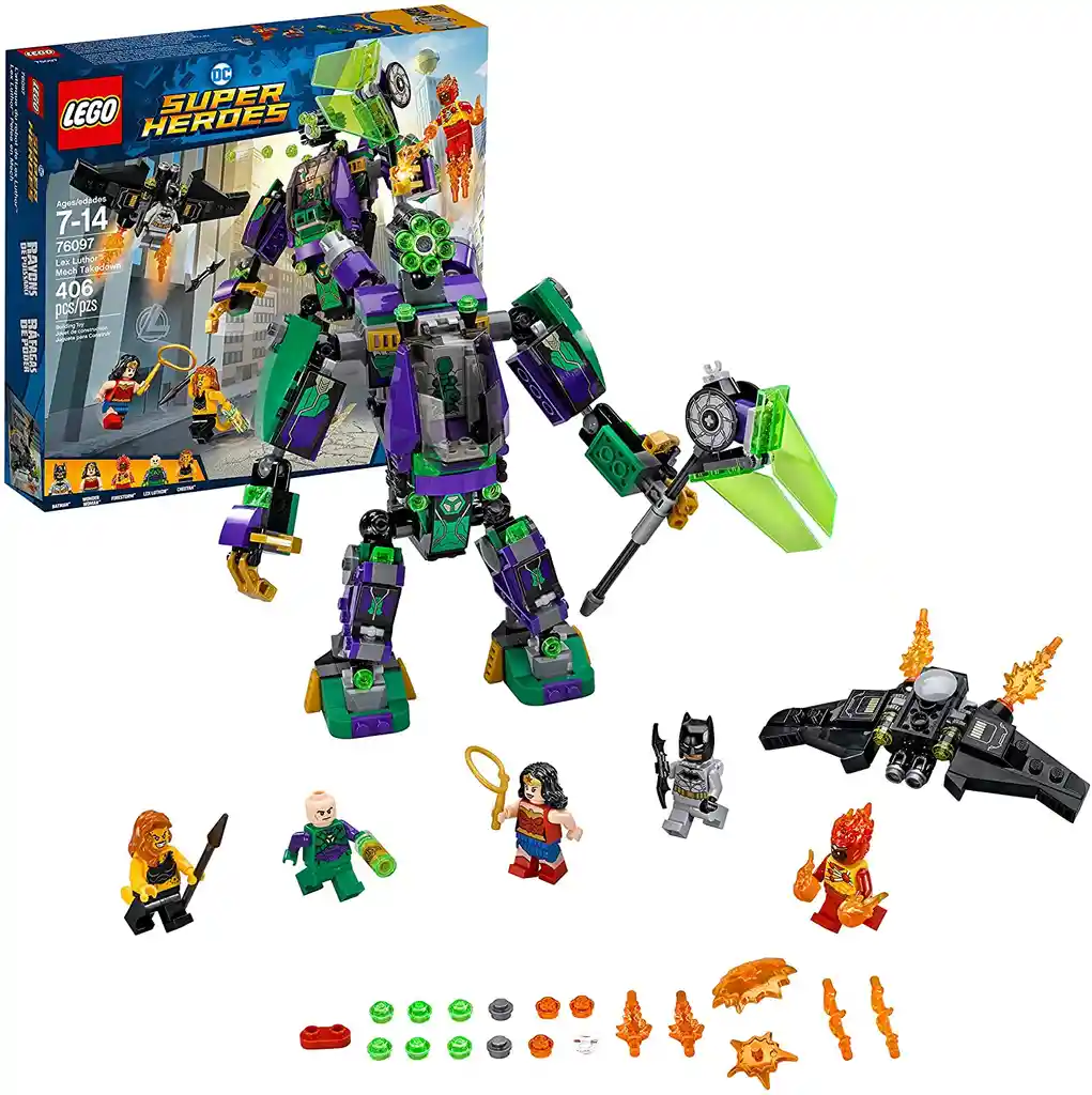 Lego 76097 Lex Luthor Mech Takedown 406 Piezas