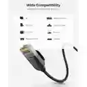 Cable Internet Chapado En Oro Slim Cat 6a Gigabit 10 Metros