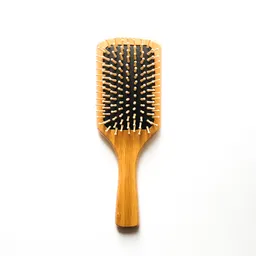 Cepillo para cabello antiestático en bambú
