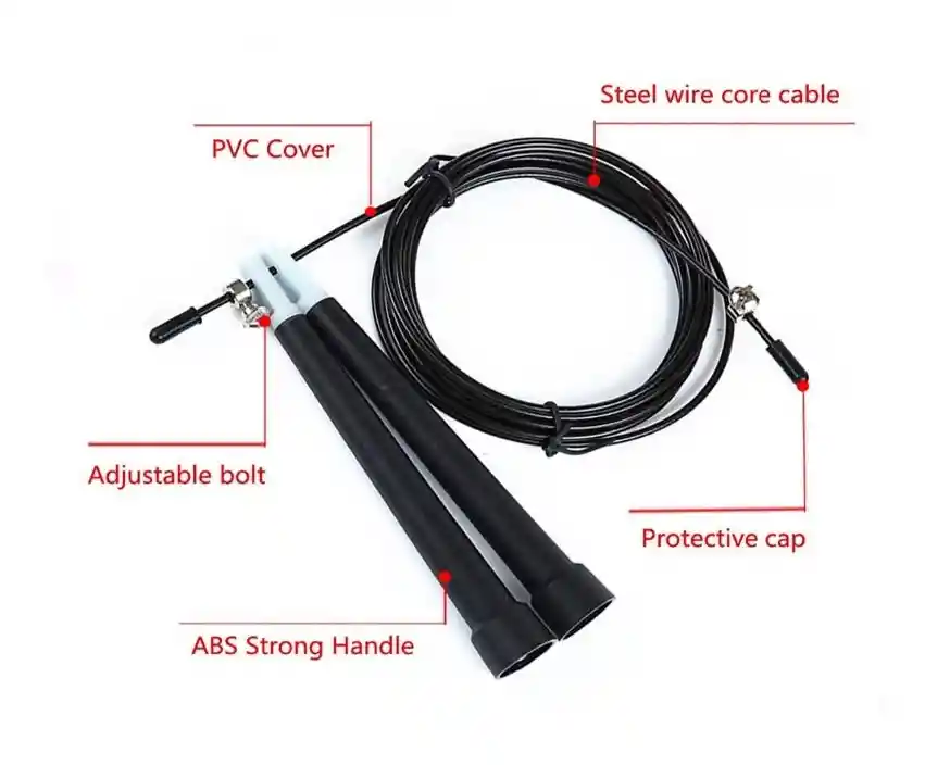 Lazo Cuerda Para Saltar Gtechz Velocidad Crossfit Guaya - Rojo