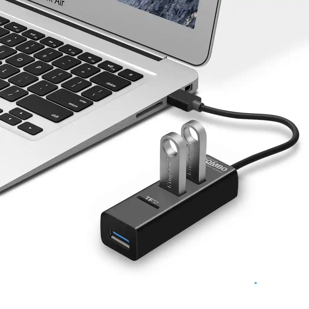 Macbook Hub Usb C 4 En 1 Multi Puerto Usb Sdcard Windows