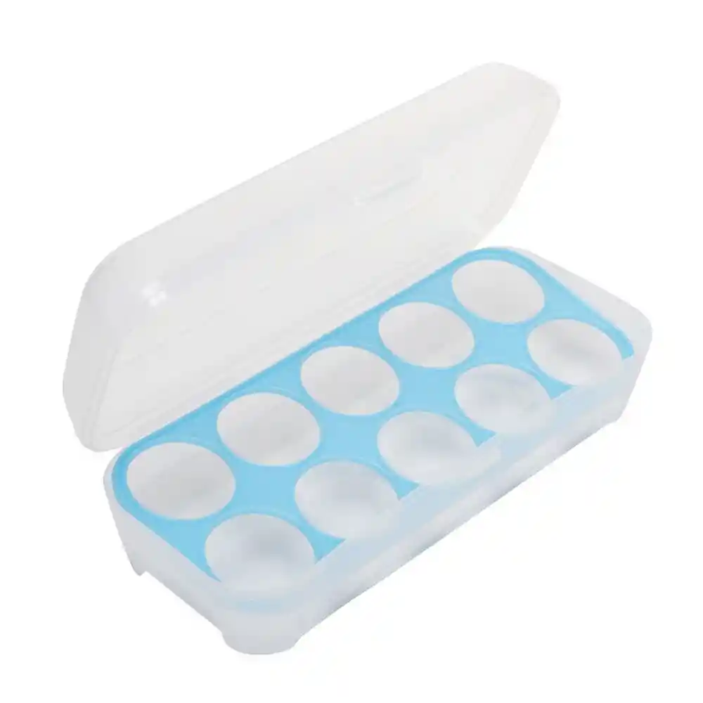 Huevera Organizador Porta Huevos X10 Con Tapa Cocina Nevera