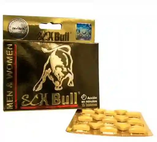 Viagra x15 Scx Bull  Potenciador Masculino