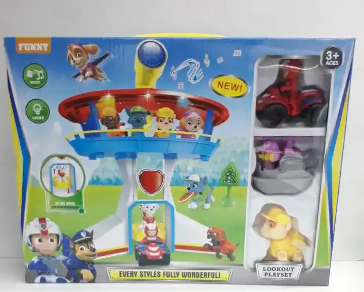 Paw Patrol Torre 20Cm Alto Sonido.