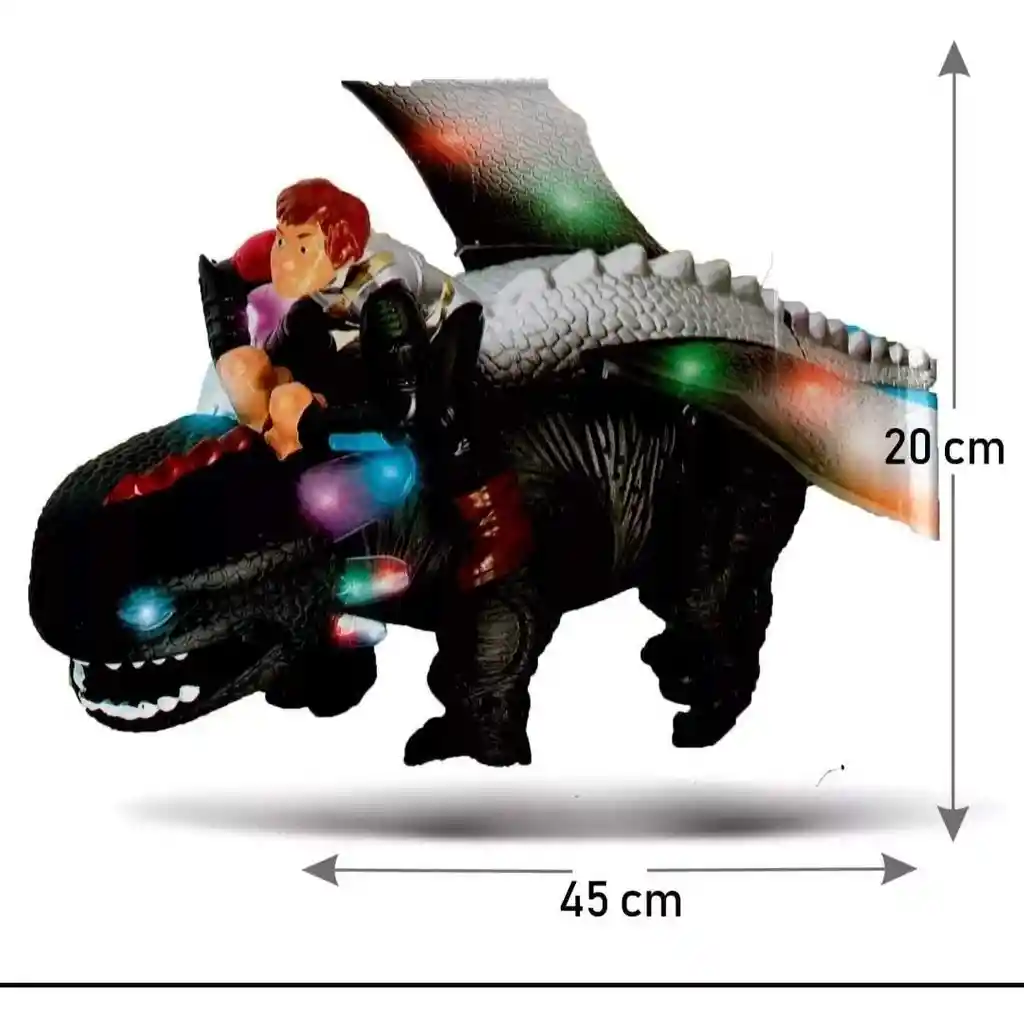  Dragón Chimuelo Con Movimiento Y Sonido / Ninos. 