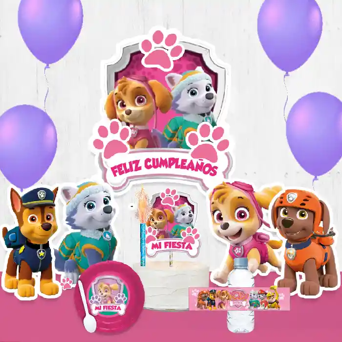 KITS DE FIESTA X6-pawpatrol