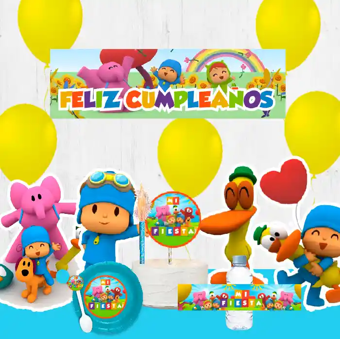 KITS DE FIESTA X6-Pocoyo