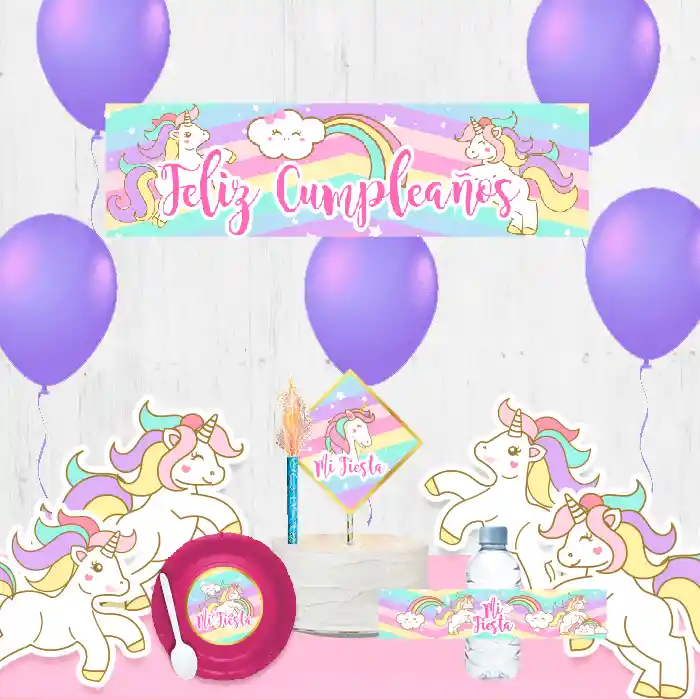 KITS DE FIESTA X6-Unicornio