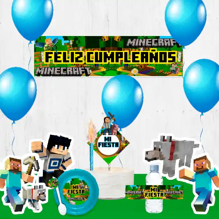 KITS DE FIESTA X12 -Mine craft