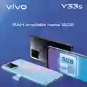 Vivo Celular- Y33S 8Gb+128Gb (Ram Ampliable 4Gb) Azul Aguamarina