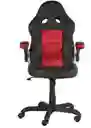 SILLA TIPO GAMER ROJA CON NEGRO