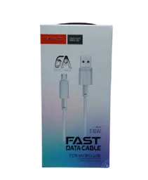  Cable Micro Usb V8 Para Carga Rápida 1 Metro Fast 6a Data 