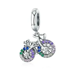 Charm Dije Bicicleta Love Fabricado En Plata 925