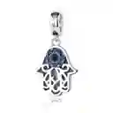 Charm Dije Mano Hamsa En Plata 925 Para Pulsera O Cadena