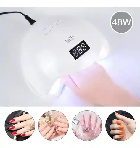 Lampara Secadora Uv Led Para Uñas En Gel 48 W