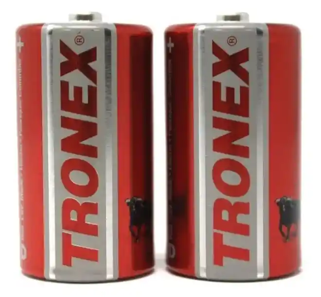 1 Par Pilas Tipo D Tronex Bulk Manganeso 1.5v R20 Icontec 1a