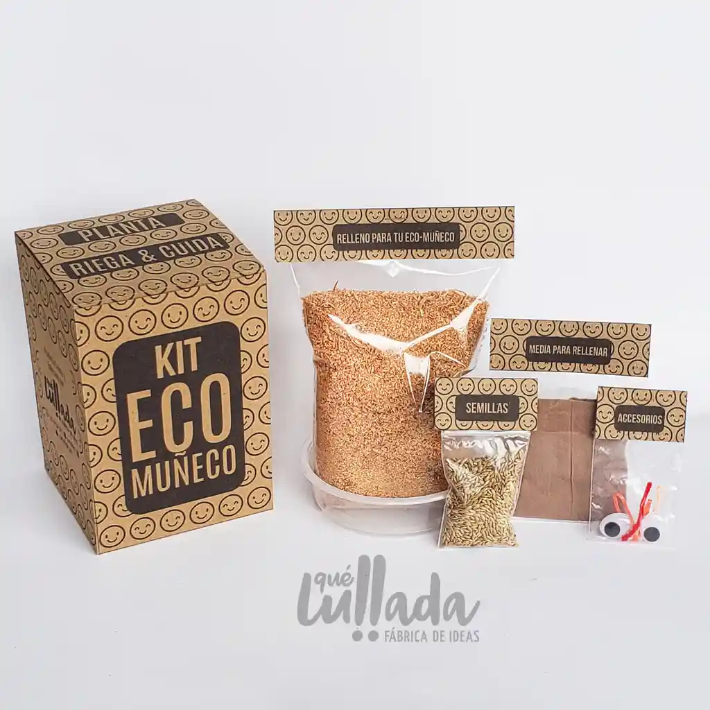 Kit cabeza de pasto - EcoMuñeco