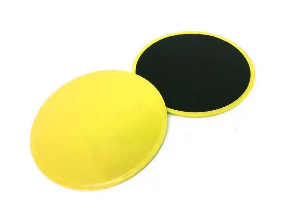 2 Discos Deslizantes Sliders Discos Deslizantes Abdomen - Amarillo