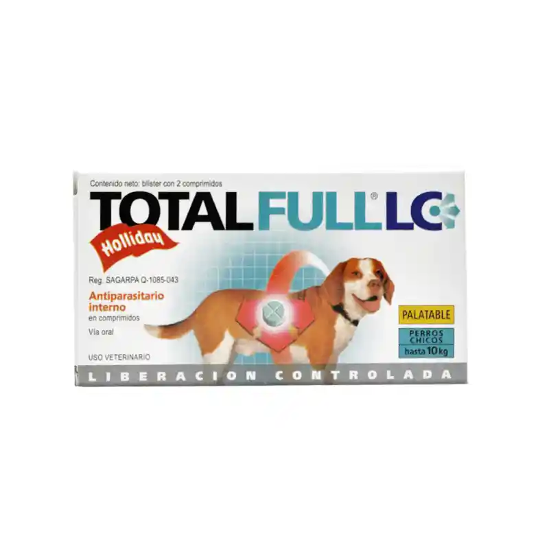 Total F Desparasitante Para Perros Pequeños 0 A 10 Kg