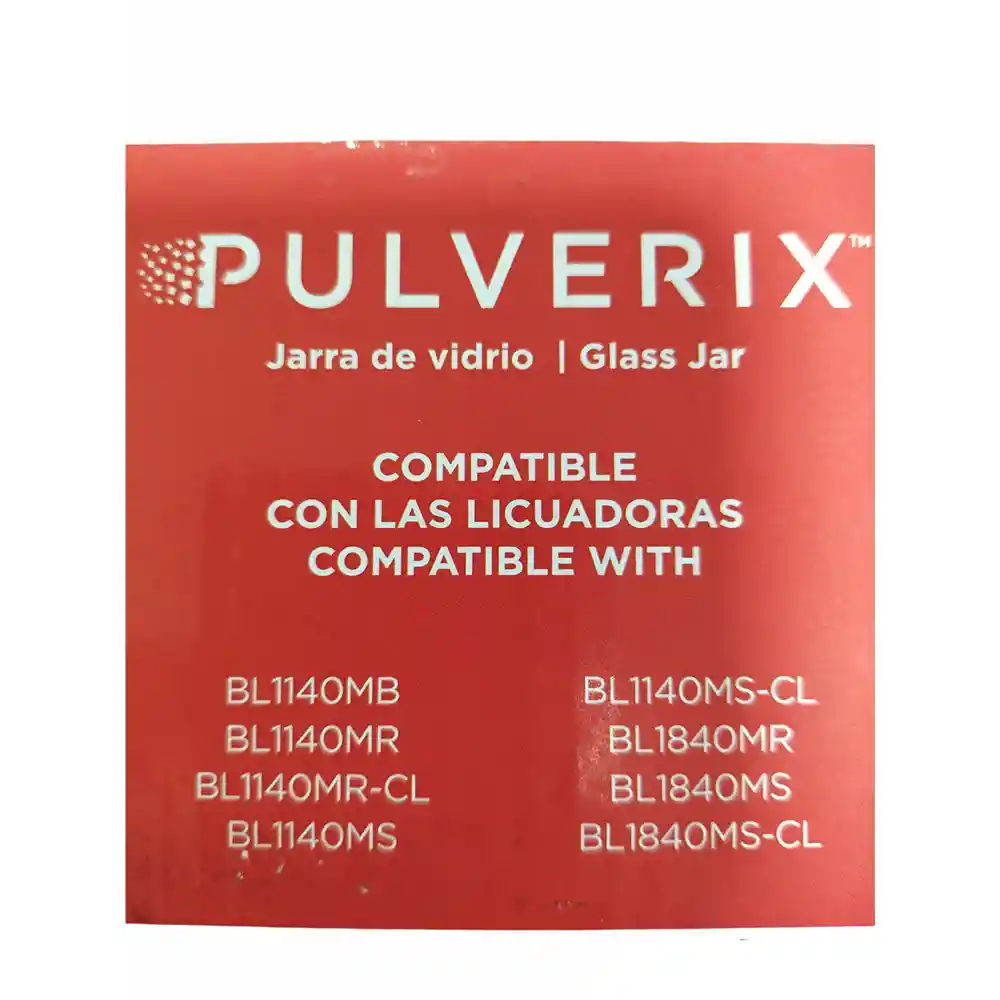Jarra/ Vaso Vidrio Licuadora Black+decker Fusión/ Pulverix