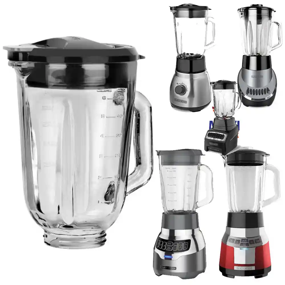Jarra/ Vaso Vidrio Licuadora Black+decker Fusión/ Pulverix