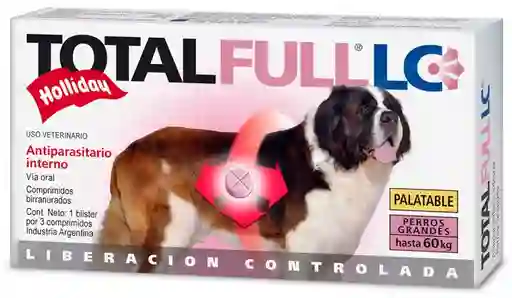 Total F Desparasitante Para Perros Grandes 20 A 60 Kg