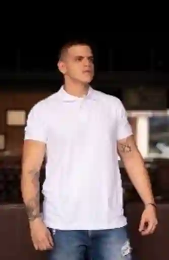  CAMIBUSO TIPO POLO TALLA S COLOR BLANCO 